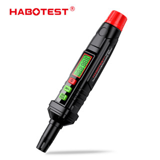 Habotest HT62 เทอร์โมมิเตอร์ และไฮโกรมิเตอร์ 4-in-1 ดิจิทัล แบบพกพา อุณหภูมิ และความชื้น พร้อมปากกาน้ําค้าง และหลอดไฟเปียก
