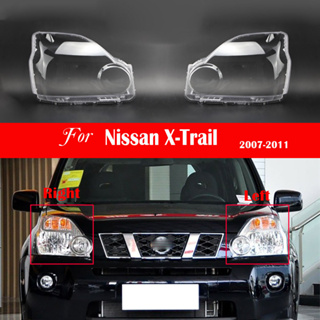 เลนส์ไฟหน้ารถยนต์ แบบใส แบบเปลี่ยน สําหรับ Nissan X-Trail T31 2007 2008 2009 2010 2011