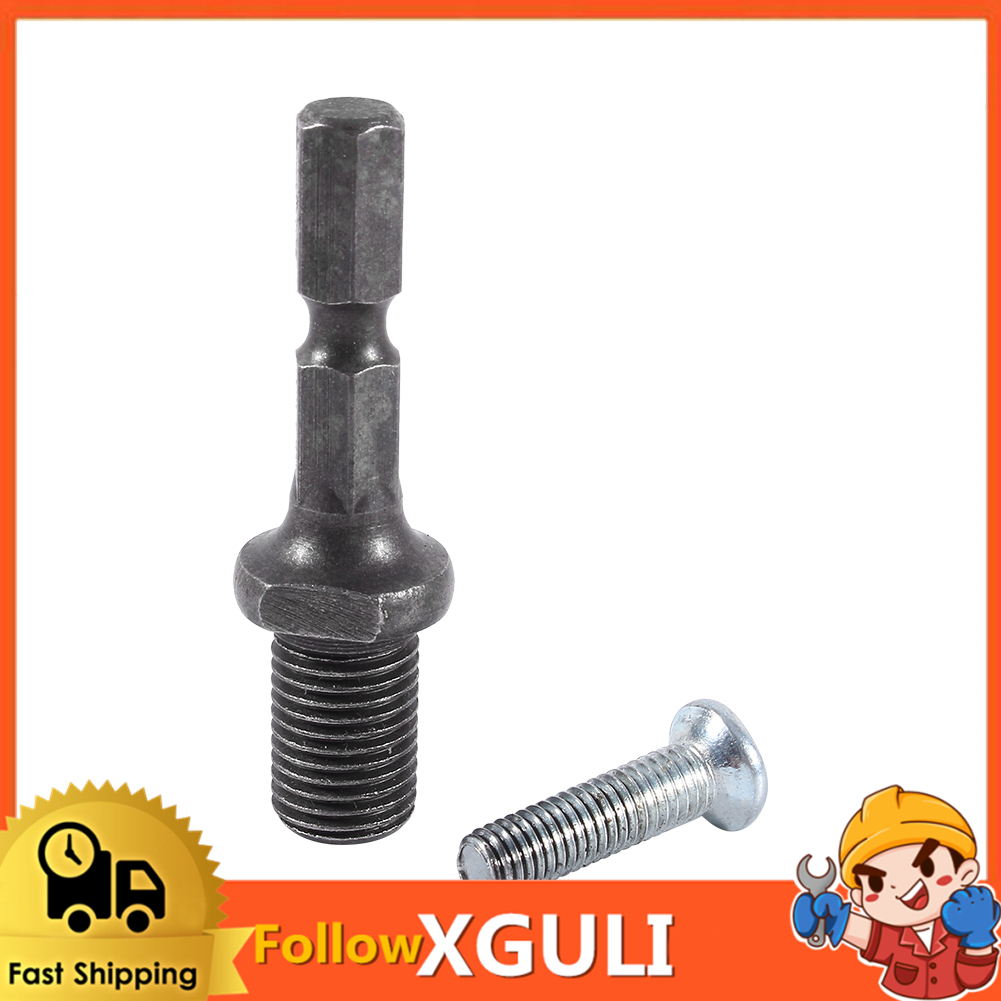 ราคาและรีวิวScrew Chuck 3/8"-24UNF Thread Drill Adapter with Shank Hex Electric