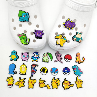 เข็มกลัด รูปโปเกม่อน สําหรับตกแต่งรองเท้า Crocs Jibbitz