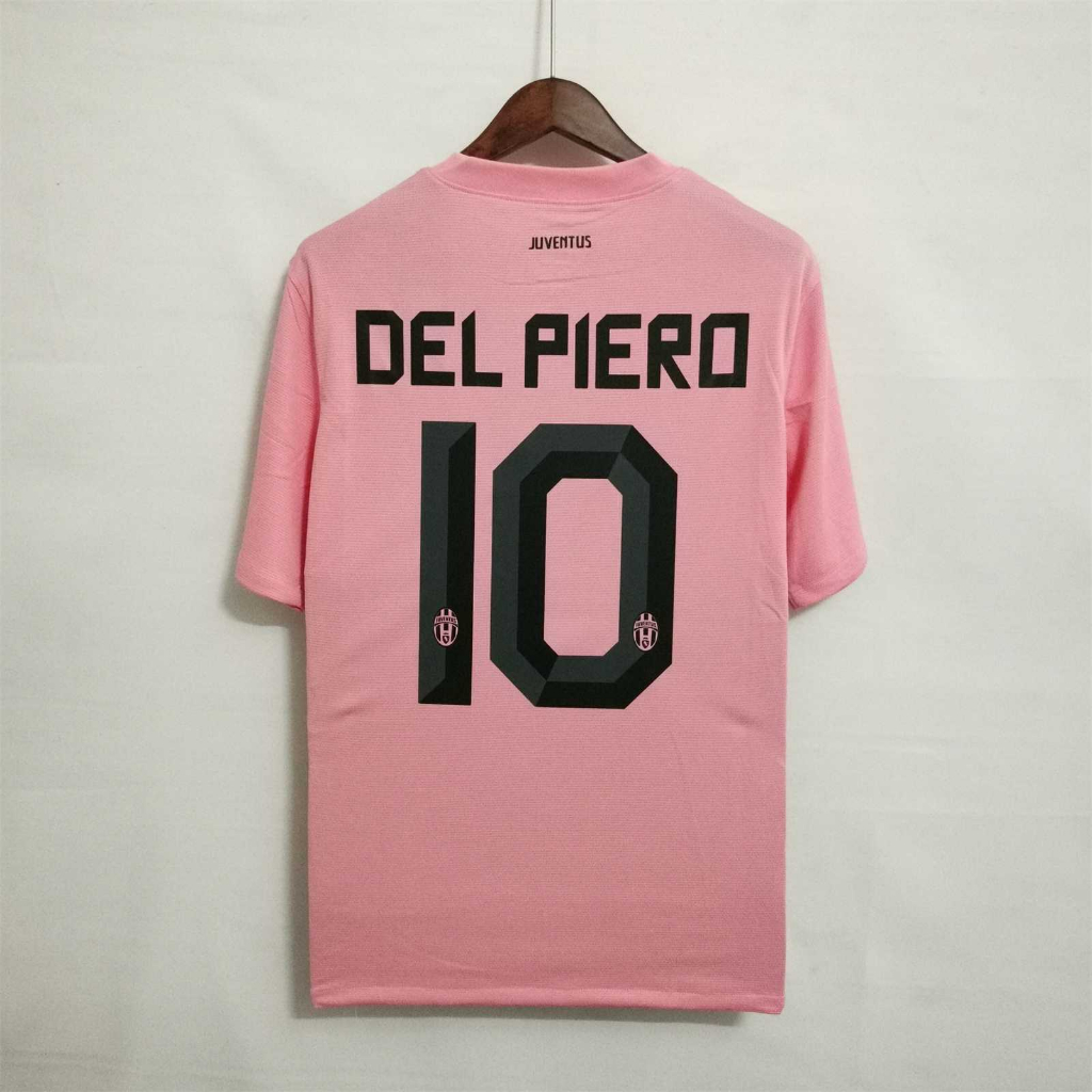 เสื้อกีฬาแขนสั้น-ลายทีมฟุตบอล-juventus-del-alessandro-del-piero-pirlo-11-12-คุณภาพสูง-สไตล์เรโทร