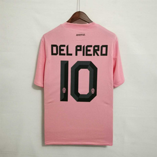 เสื้อกีฬาแขนสั้น ลายทีมฟุตบอล Juventus Del Alessandro Del Piero Pirlo 11-12 คุณภาพสูง สไตล์เรโทร