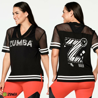 มาใหม่ Zumba เสื้อยืดลําลอง สําหรับสตรี ผ้าฝ้าย แขนสั้น คอวี เหมาะกับการเล่นฟิตเนส ZW All Day 0339