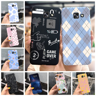 เคสโทรศัพท์มือถือแบบนิ่ม TPU ลายตาราง หรูหรา สําหรับ Samsung Galaxy J4 Plus J4+ J415 SM-J415F