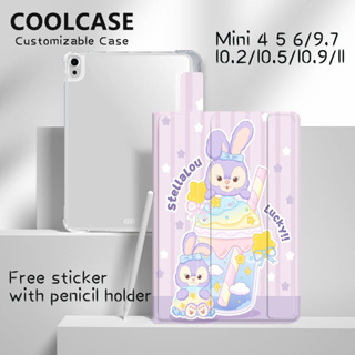 Coolcase เคสซิลิโคนนิ่ม ยืดหยุ่น สําหรับ iPad 9.7 2017 2018 Air Air2 7 8 9th CL63
