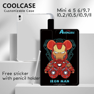 Coolcase เคสซิลิโคนนิ่ม ยืดหยุ่น สําหรับ iPad 9.7 2017 2018 Air Air2 7 8 9th CL65