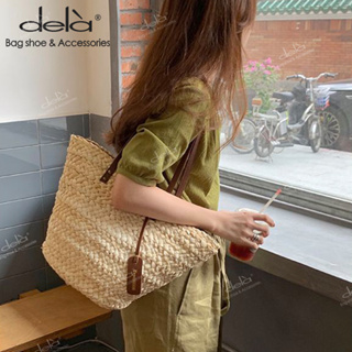 Della beach bag shoulder bag, fashionable woven bag handbag
