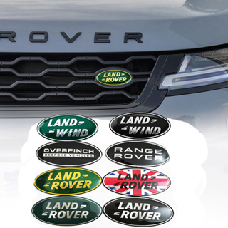 สติกเกอร์ โลหะผสม อุปกรณ์เสริม สําหรับ Land Rover Range Rover Freelander Discovery Defender Evoque OVERFINCH SVR SV Velar 1 ชิ้น