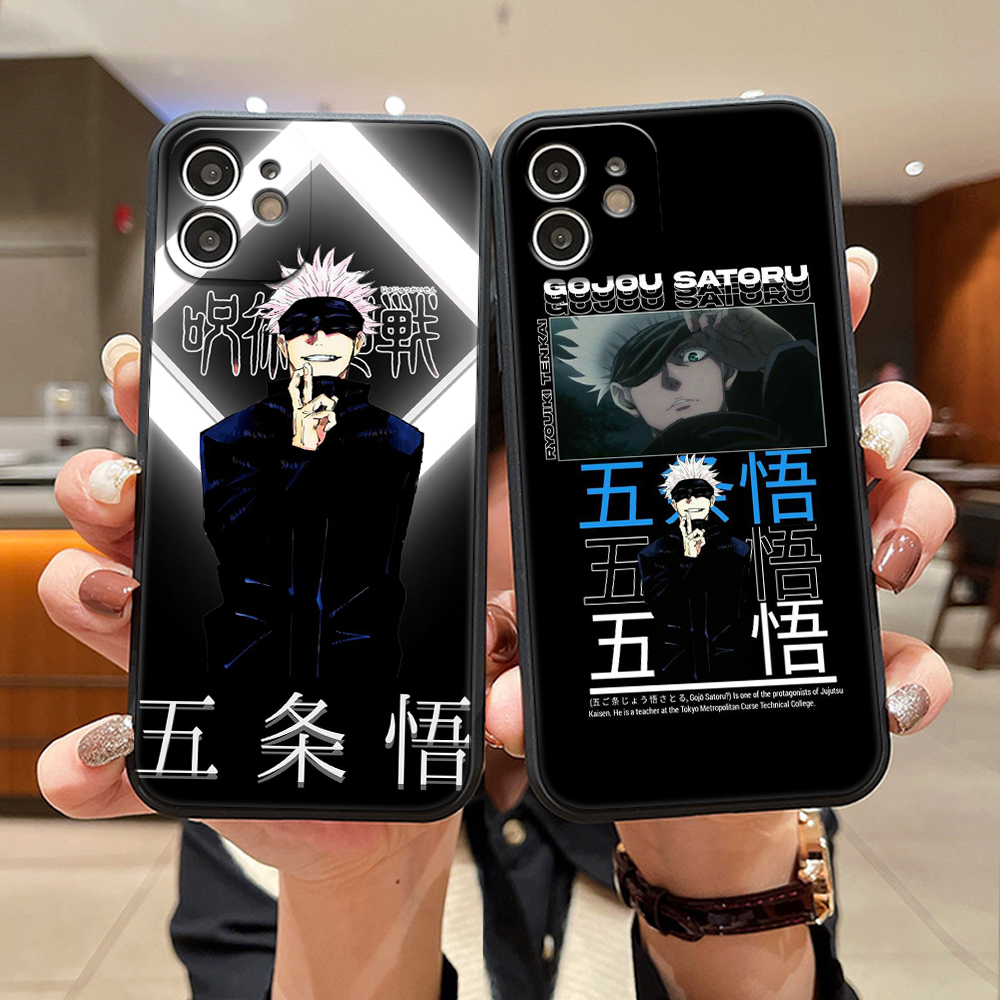 เคสโทรศัพท์มือถือ-ลายการ์ตูนมหาเวทย์ผนึกมาร-gojo-satoru-น่ารัก-สําหรับ-iphone-14-13-12-mini-11-pro-x-xr-xs-max-8-7-6s-6-plus-se-2020-5s-5