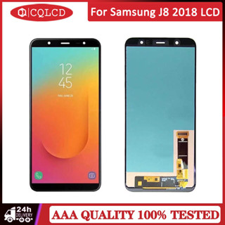 อะไหล่หน้าจอสัมผัสดิจิทัล LCD แบบเปลี่ยน สําหรับ SAMSUNG Galaxy J8 2018 J810 J810F