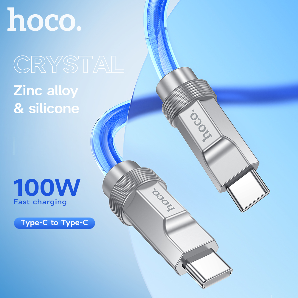 hoco-u113-สายชาร์จ-usb-c-เป็น-usb-c-100w-สําหรับ-samsung-s10-s20-ma-book-pro-pad-4-0-pd-ชาร์จเร็ว