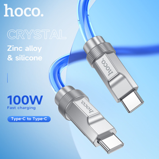 Hoco U113 สายชาร์จ USB C เป็น USB C 100W สําหรับ Samsung S10 S20 Ma*Book Pro Pad 4.0 PD ชาร์จเร็ว