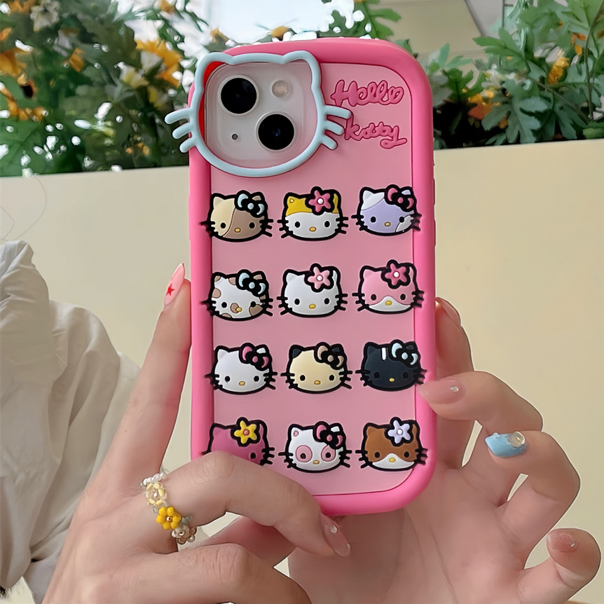 เคสซิลิโคนนิ่ม-ลาย-kt-3d-สําหรับ-iphone-case-14-pro-max-13-pro-max-12-pro-max