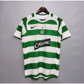 เสื้อกีฬาแขนสั้น ลายทีมชาติฟุตบอล LARSSON HARTSON NAKAMURA 05-06 ชุดเหย้า คุณภาพสูง สไตล์เรโทร