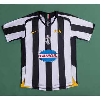 เสื้อกีฬาแขนสั้น ลายทีมชาติฟุตบอล Juventus DEL PIERO NEDVED 05-06 ชุดเหย้า สไตล์เรโทร คุณภาพดี