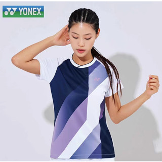 Yonex เสื้อกีฬาแบดมินตัน คอกลม แขนสั้น แบบแห้งเร็ว สไตล์เกาหลี สําหรับผู้ชาย และผู้หญิง