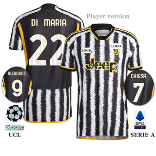 【Player Issue Kit 】เสื้อกีฬาแขนสั้น ลายทีมชาติฟุตบอล 23 24 Juv ชุดเหย้า คุณภาพสูง ไซซ์ S-2XL|พร้อมส่ง