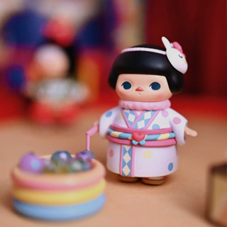 【ของแท้】ชุดกล่องสุ่ม Popmart Pucky Festival Babies Series 12 แบบ เครื่องประดับ ของขวัญ