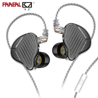 Faaeal KZ PR1 Pro ชุดหูฟังอินเอียร์ แบบแบน ไดอะแฟรม 13.2 มม. แม่เหล็ก IEM ไฮไฟ เบสมอนิเตอร์ มีสาย