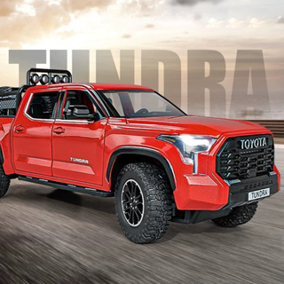 โมเดลรถยนต์ Toyota Tundra สเกล 1:24 ของเล่น ของสะสม ของขวัญวันเกิด สําหรับเด็กผู้ชาย