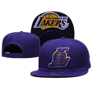 ใหม่ หมวกแก๊ป ฮิปฮอป ลาย Los Angeles Lakers ปรับได้ สําหรับทุกเพศ 2023