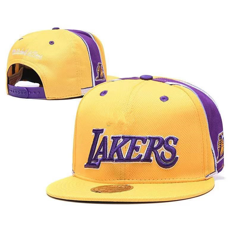 ใหม่-หมวกแก๊ป-ฮิปฮอป-ลาย-los-angeles-lakers-ปรับได้-สําหรับทุกเพศ-2023