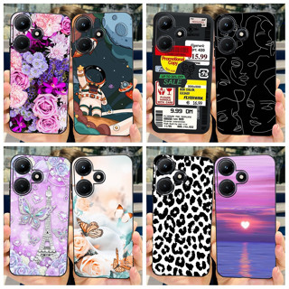 เคสโทรศัพท์มือถือแบบนิ่ม ลายดอกไม้ แฟชั่น สําหรับ Infinix Hot 30i X669C Hot30i 2023 X669