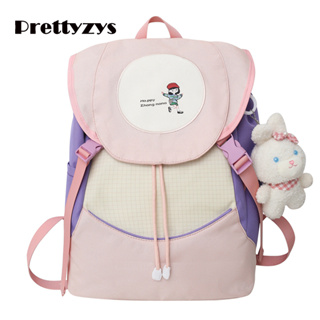 Backpack Prettyzys 2023 Korean Student Bag Large capacity Cute School For Teenage Girl