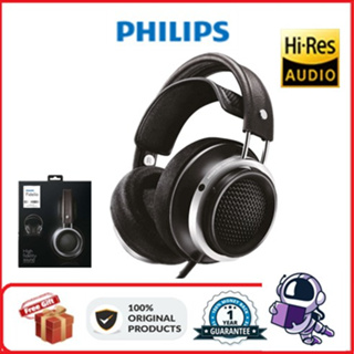 Philips（หูฟัง） X1S Fidelio Gaming Headset Open HIFI Headset Tri-band  Equalization Double-Layer Earmuffs Detachable Cable  Headphone（หูฟังแบบมีสาย） | Shopee Thailand