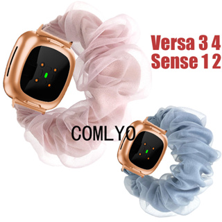 สายนาฬิกาข้อมือ แบบนิ่ม แบบเปลี่ยน สําหรับ Fitbit Versa 3 4 Sense 2