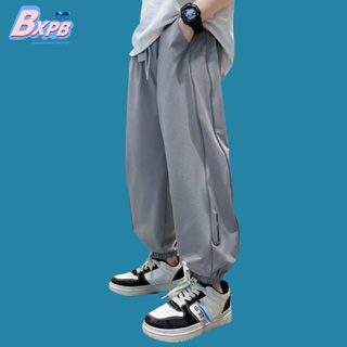 Bxpb- กางเกงกีฬา กางเกงกันยุง ผ้าเรยอน แบบบาง ระบายอากาศ แฟชั่นฤดูร้อน สําหรับเด็ก -120-170