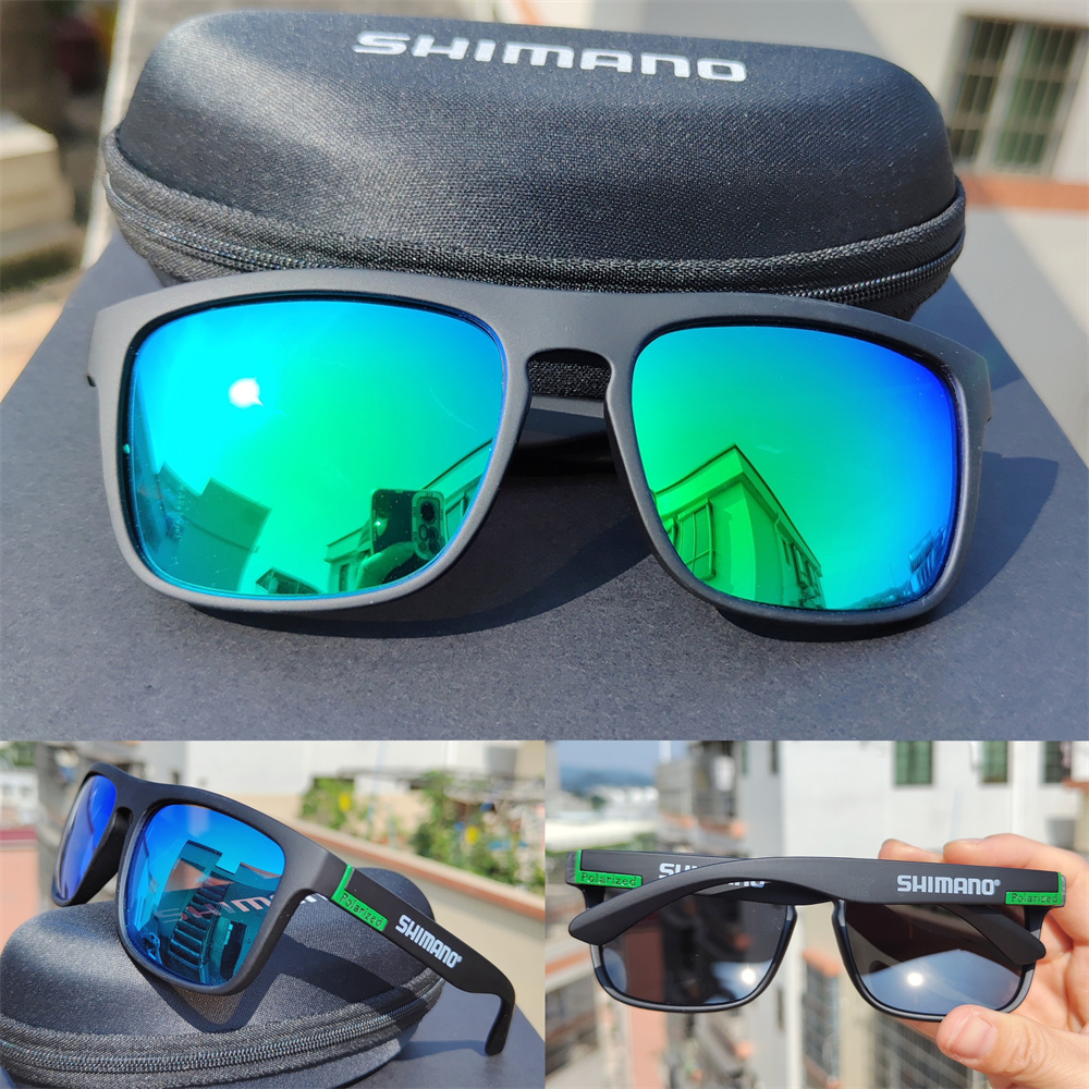 shimano-แว่นตากันแดด-เลนส์โพลาไรซ์-uv400-พร้อมกล่อง-สําหรับผู้ชาย-ผู้หญิง-เหมาะกับการเล่นกีฬา-ขี่จักรยาน-เดินป่า-ตกปลา