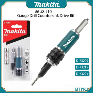 Makita ชุดดอกสว่านเคาน์เตอร์ซิงค์ 6 8 10 เกจ อเนกประสงค์ สําหรับงานไม้ D-73209 D-73215 D-73221