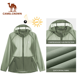 CAMEL CROWN เสื้อผ้ากันแดด ป้องกันรังสียูวี ระบายอากาศ เหมาะกับฤดูร้อน สําหรับผู้ชาย และผู้หญิง
