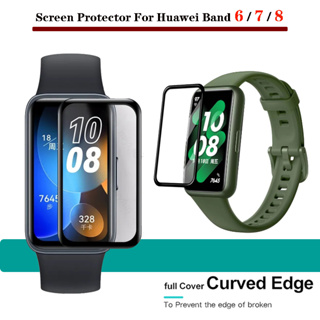 ฟิล์มกันรอยหน้าจอ 3D PMMA สําหรับ Huawei Band 8 7 3 5 ชิ้น