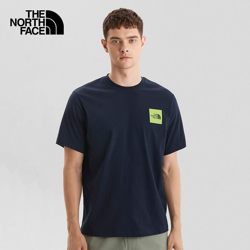 เสื้อยืดแขนสั้นลําลอง-ระบายอากาศได้ดี-ลาย-the-north-face-เหมาะกับใส่กลางแจ้ง-สําหรับคู่รัก-7we1