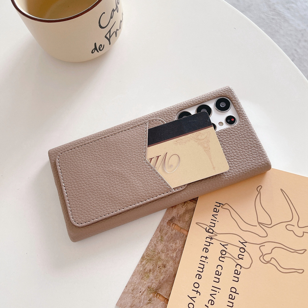 Lichey รูปแบบช่องเสียบการ์ดกันกระแทกสําหรับ Samsung Galaxy S22 S23 S24 ...