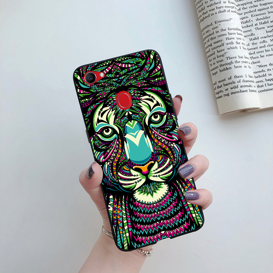 เคสโทรศัพท์มือถือเจลลี่นิ่ม-ป้องกันด้านหลัง-พิมพ์ลายน่ารัก-สําหรับ-oppo-f7-f7-f-7-cph1819