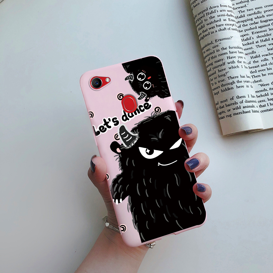 เคสโทรศัพท์มือถือเจลลี่นิ่ม-ป้องกันด้านหลัง-พิมพ์ลายน่ารัก-สําหรับ-oppo-f7-f7-f-7-cph1819