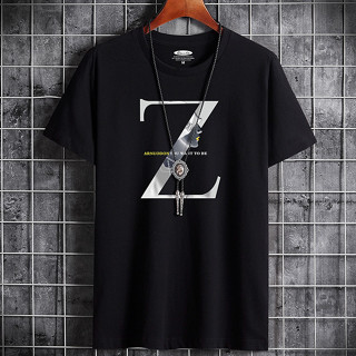 ZG เสื้อยืดแขนสั้นลําลอง ผ้าฝ้าย ขนาดใหญ่ แฟชั่นฤดูร้อน สําหรับผู้ชาย และผู้หญิง ไซซ์ Big Size S-6XL 2843