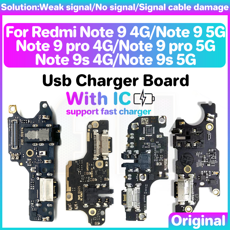 บอร์ดพอร์ตชาร์จ USB พร้อมสายแพ IC USB สําหรับ xiaomi xm redmi rm note 9 ...
