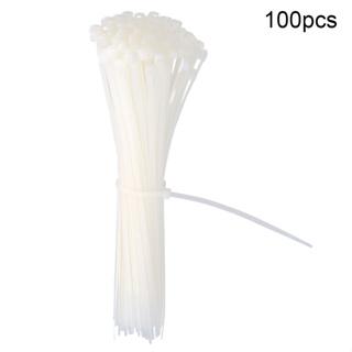 100pcs Zip Ties Wire Power Cable Label Mark Tag Nylon Self-Locking Tie Network Cable Marker Cord Strap ELEN