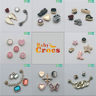 CROCS ใหม่ (jibbitz Charms) รองเท้าแตะ คุณภาพสูง สําหรับวันเกิด