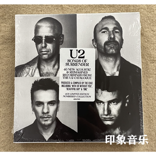แผ่น Cd เพลง Irish Rock Ivy U2 Songs Of Surrender 4CD 2023 Remake Classic
