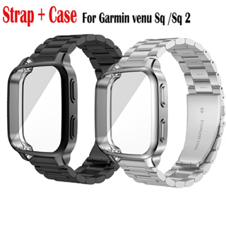 ภาพขนาดย่อของภาพหน้าปกสินค้าเคส Garmin Venu Sq 2 music สมาร์ทวอทช์ GPS garmin venu sq สายนาฬิกา Metal Strap for garmin venu sq music สมาร์ทวอทช์ TPU เคส จากร้าน aojun.th บน Shopee