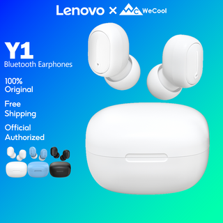 ภาพหน้าปกสินค้าLenovo x WeCool Y1 หูฟังบลูทูธ TWS Mini Buds Earphone กันเหงื่อ แบบทัชสกรีน หูฟังไร้สาย Bluetooth 5.0 เสียงเบส หูฟังบลูทูธมีไมค์ True Wireless Earbuds ซึ่งคุณอาจชอบสินค้านี้