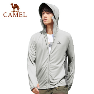 Camel เสื้อแจ็กเก็ต ป้องกันแสงแดด ป้องกันรังสียูวี upf50+ สําหรับผู้ชาย