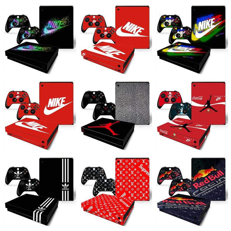 14 สี Xbox One X Skins Wrap สติกเกอร์ 2 ฟรี Wireless Controller Decals ...
