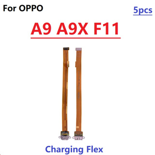 แท่นชาร์จ USB พอร์ตปลั๊ก สายเคเบิลอ่อน สําหรับ OPPO A9 A9X F11 อะไหล่เปลี่ยน