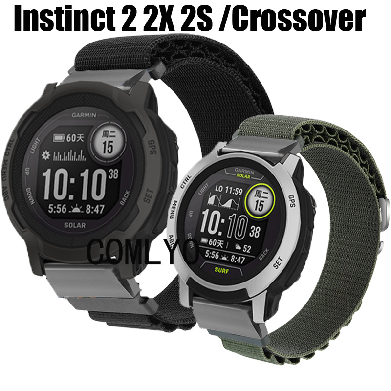 สายนาฬิกาข้อมือไนล่อน-แบบนิ่ม-สําหรับ-garmin-instinct-2x-2-2s